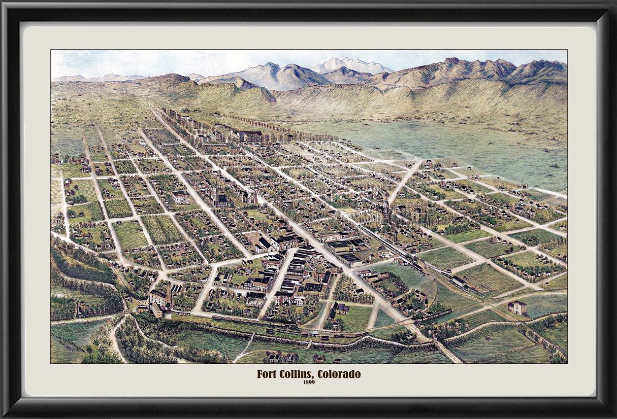 Fort Collins CO 1899 (Color)