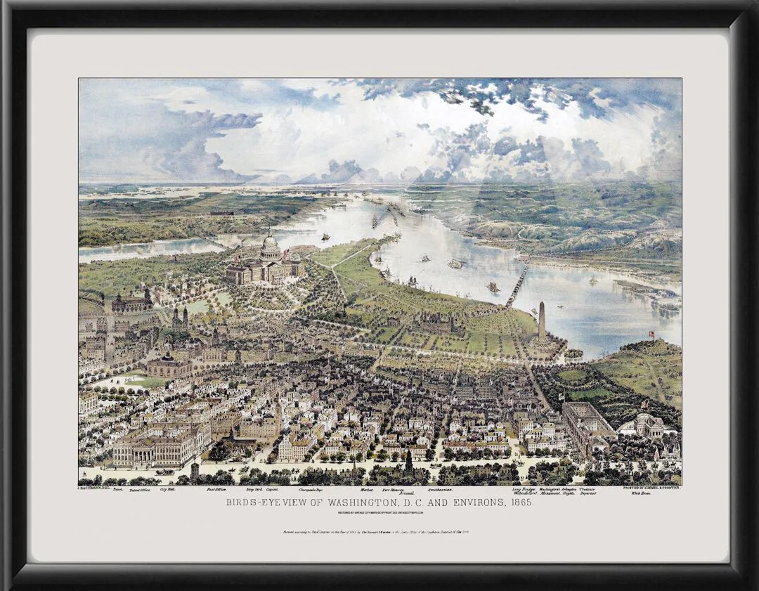 Washington DC 1865 (Color)