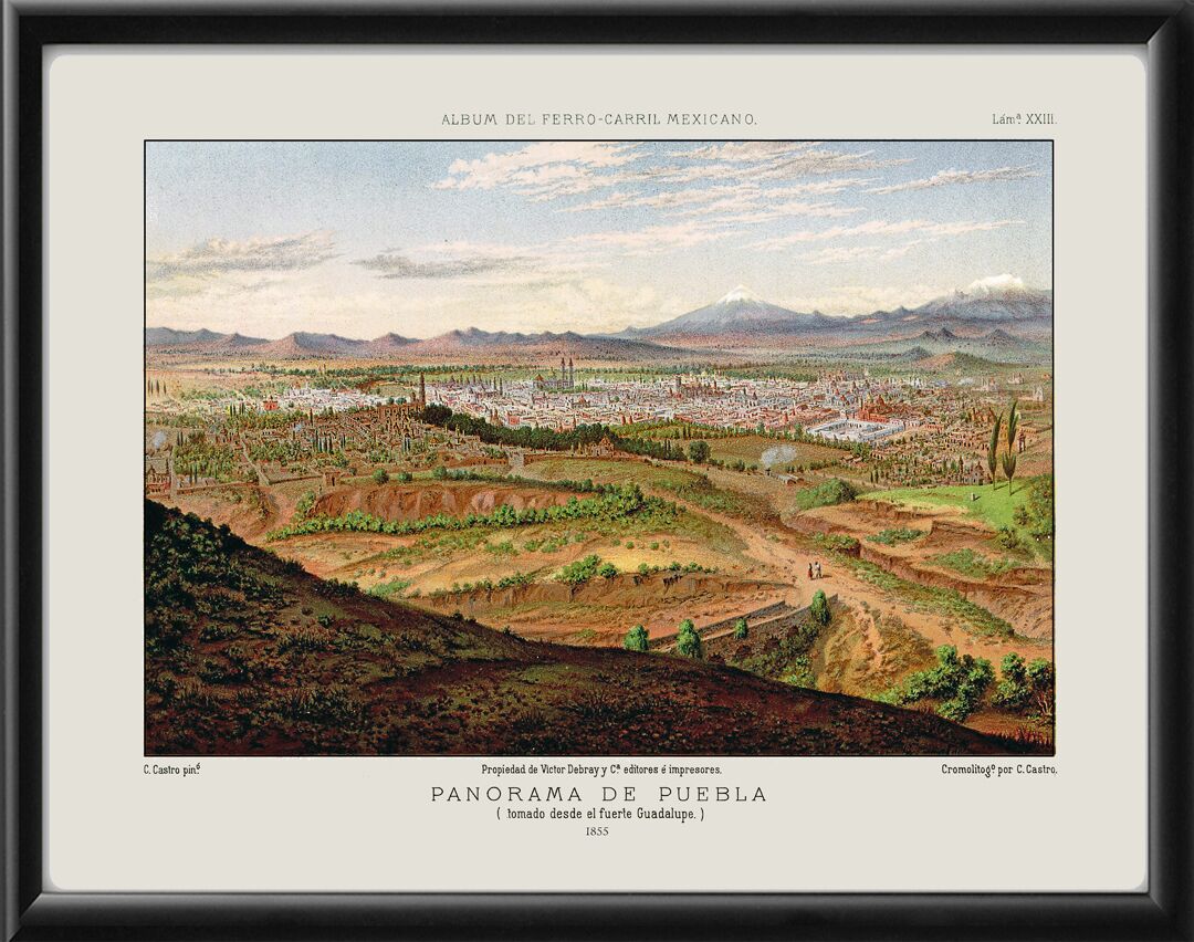 Puebla Mexico 1877 Casimiro CastroTM