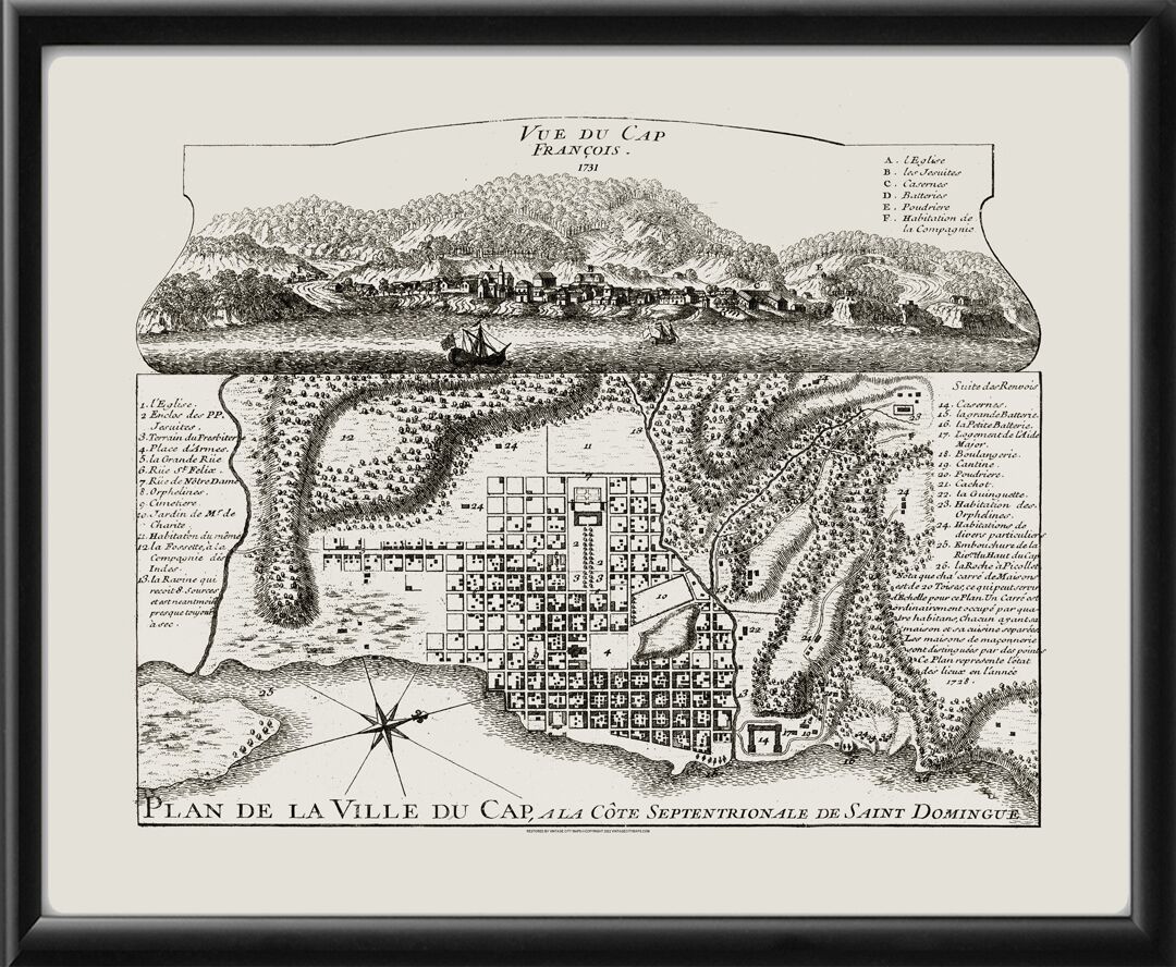 Cap FranÃ§ois (Cap-HaÃ¯tien) Haiti 1731 Santo-Domingo-1731-Pierre-Francois-Xavier-de-Charlevoix