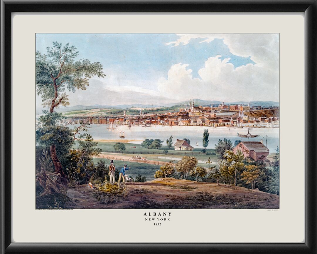 Albany NY 1832 john W. HillTM