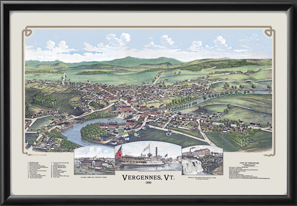 Vergennes VT 1890 (Color)