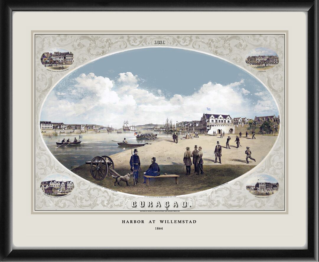 Willemstad Curacao 1864