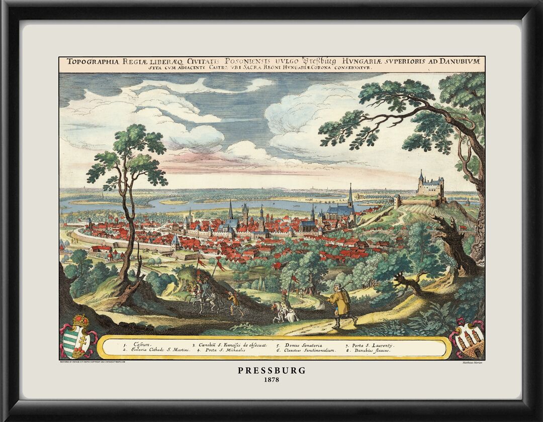 Pressburg (Bratislava) Slovakia 1638
