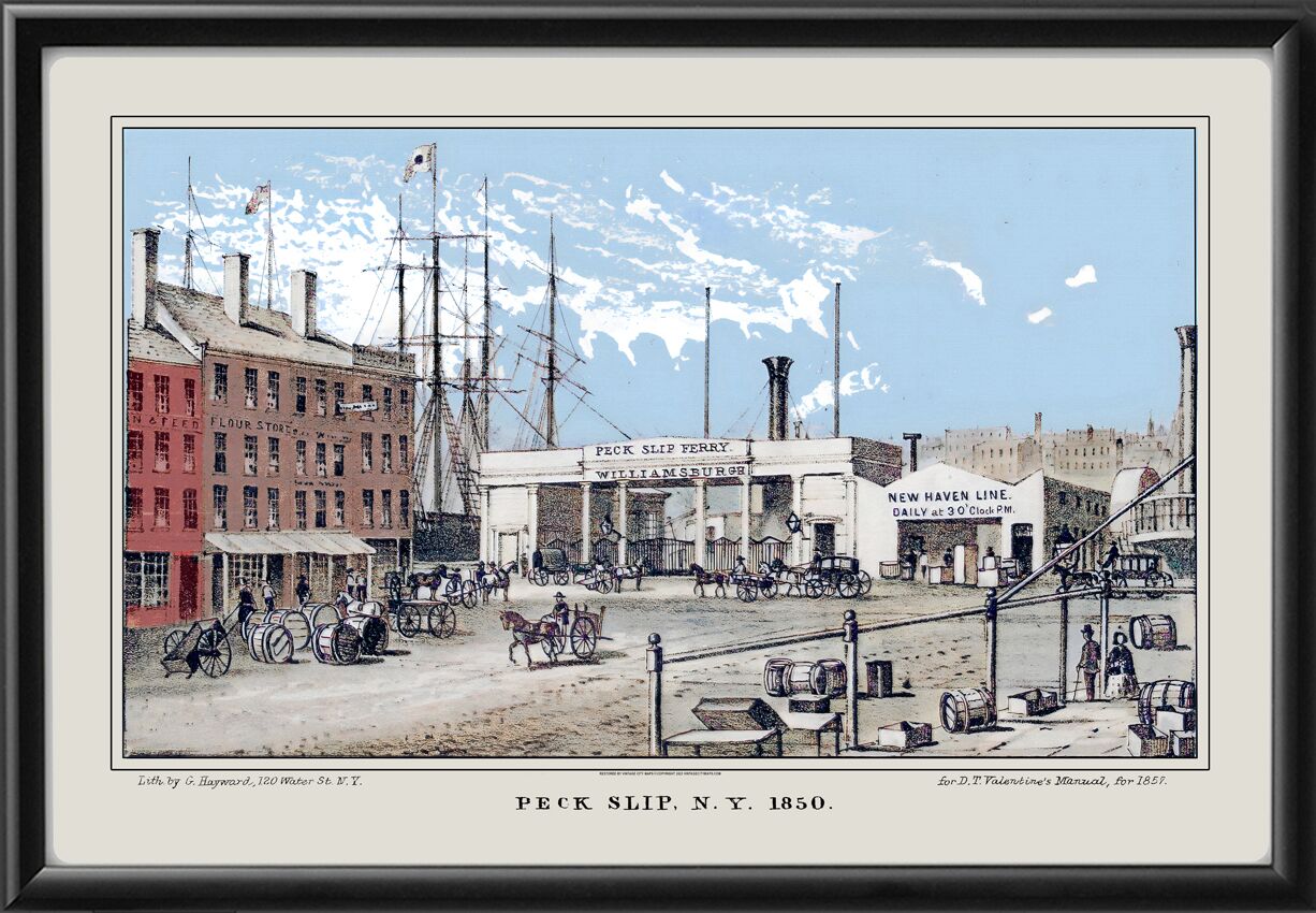 Peck Slip NY 1950