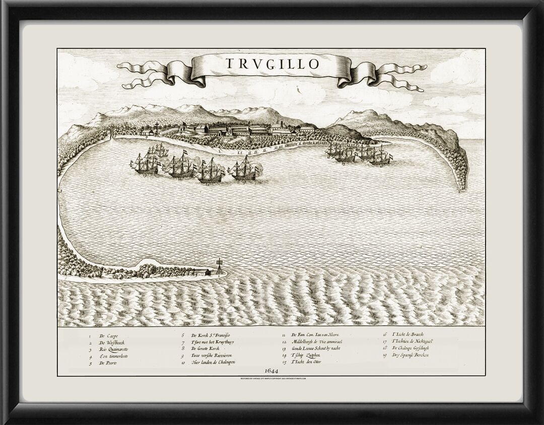 Trujillo Honduras 1644
