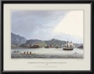 The Harbor of St. Paul on Kodiak Island 1814