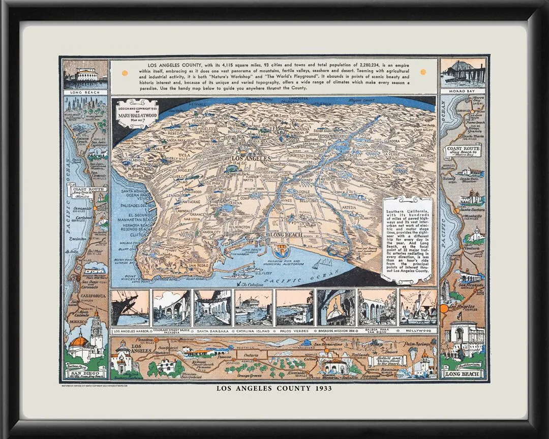 Los Angeles County CA 1933