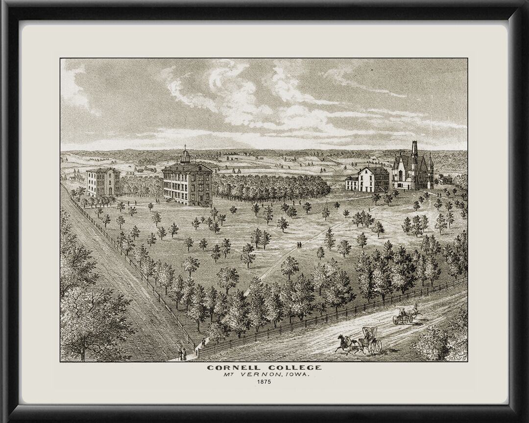 Cornell College  - Mt. Vernon, Iowa 1875