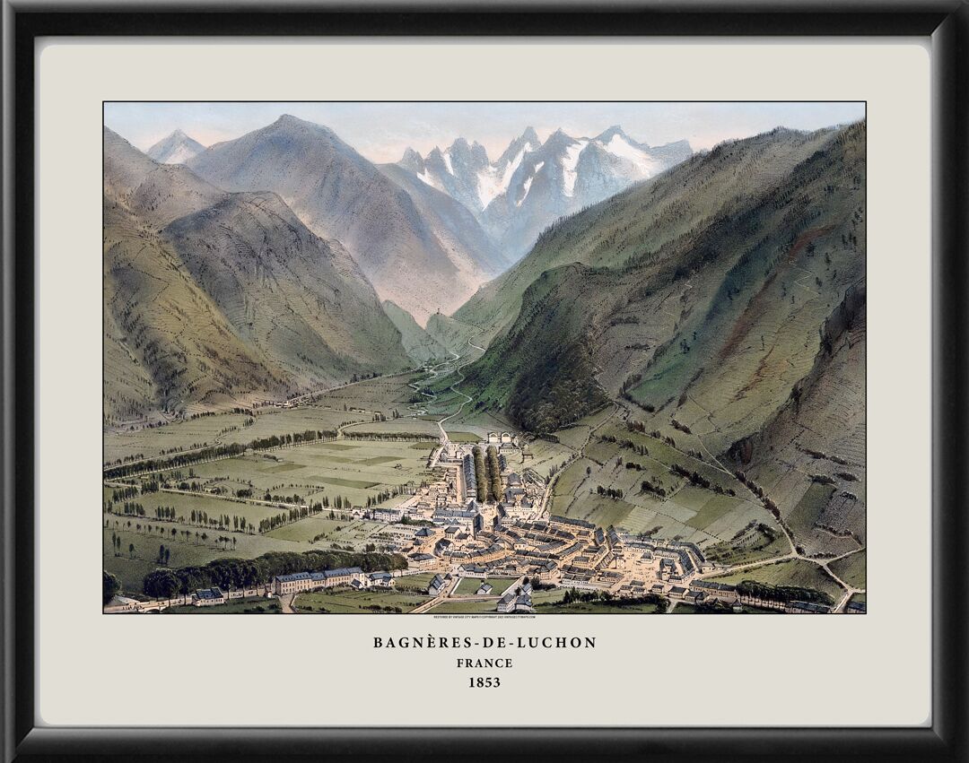 BagnÃ¨res de Luchon France 1853 TM