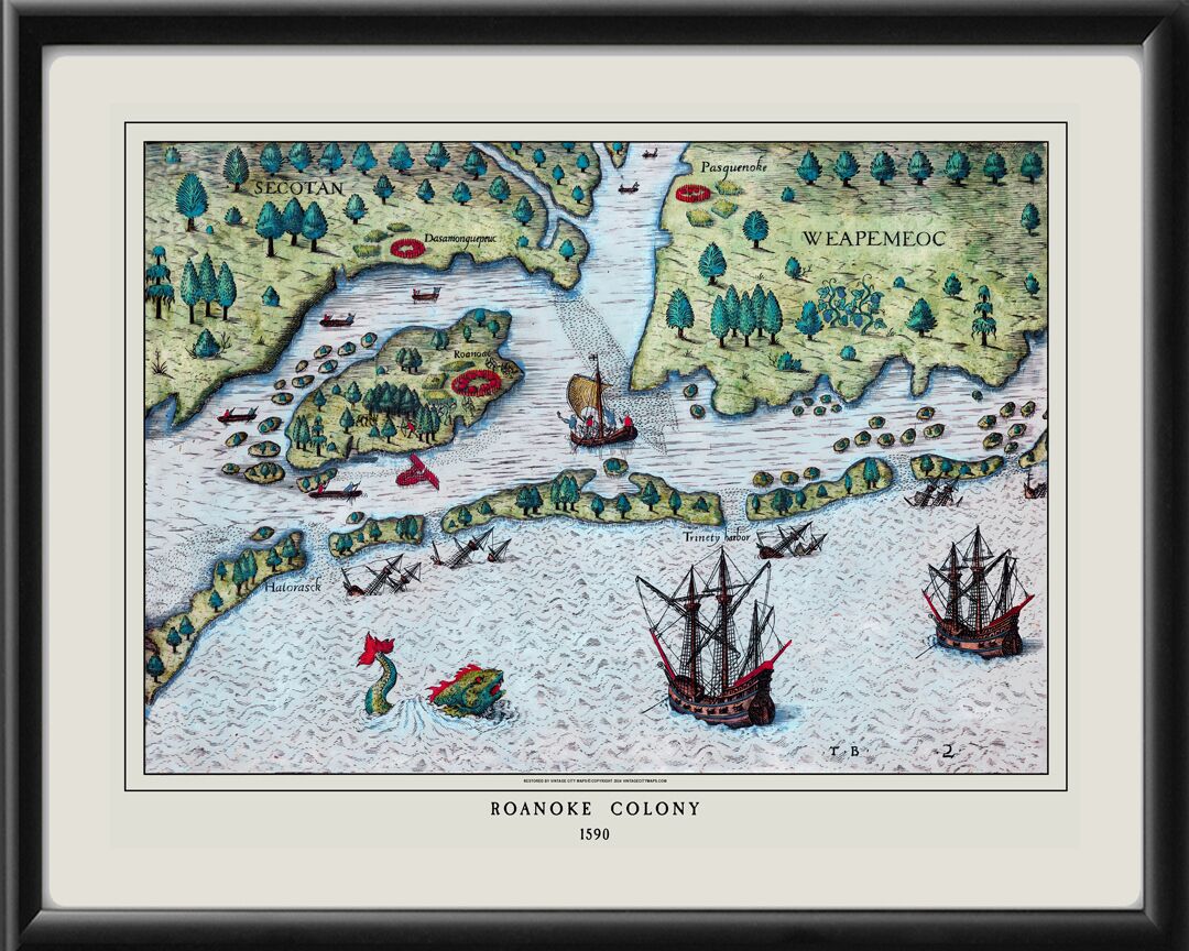 Roanoke Colony NC 1590