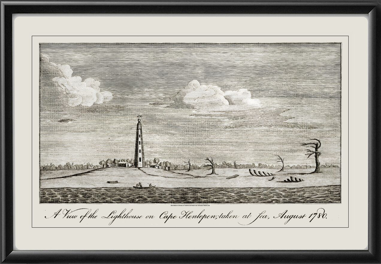 Cape Henlopen Lighthouse DE 1780