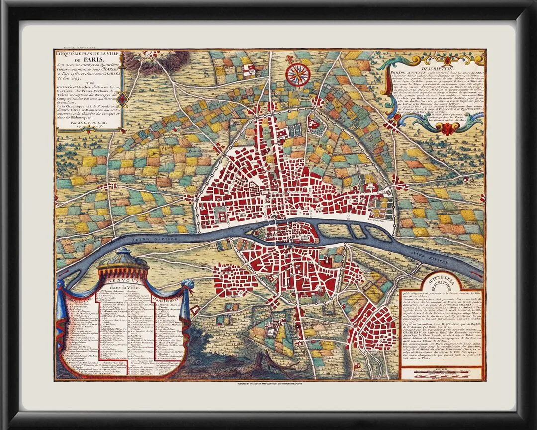 Paris, France - Medieval Paris in the 14th Century