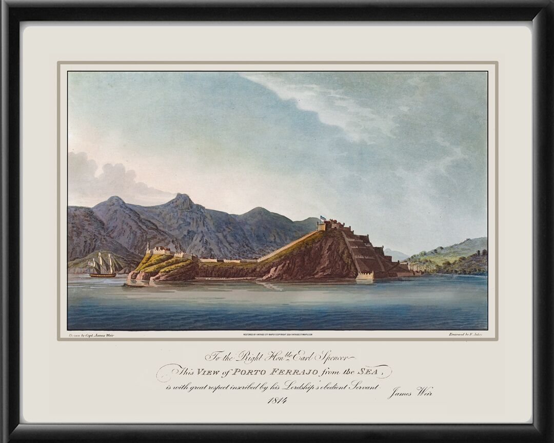 Porto Ferrajo (Portoferraio) Italy 1814