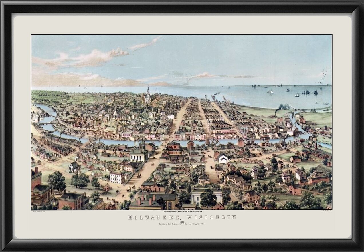 Milwaukee WI 1854 (Color)