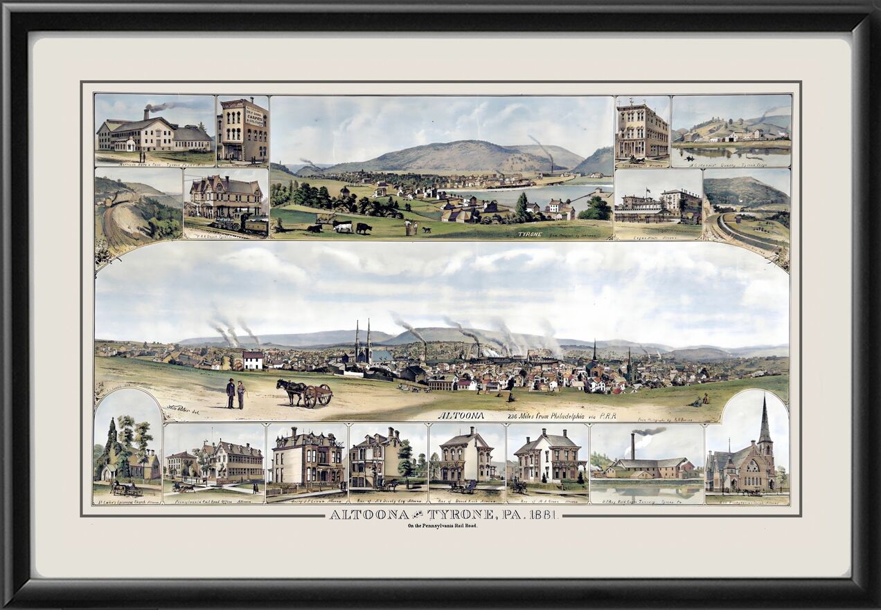 Altoona & Tyrone PA 1891 William A. Porter