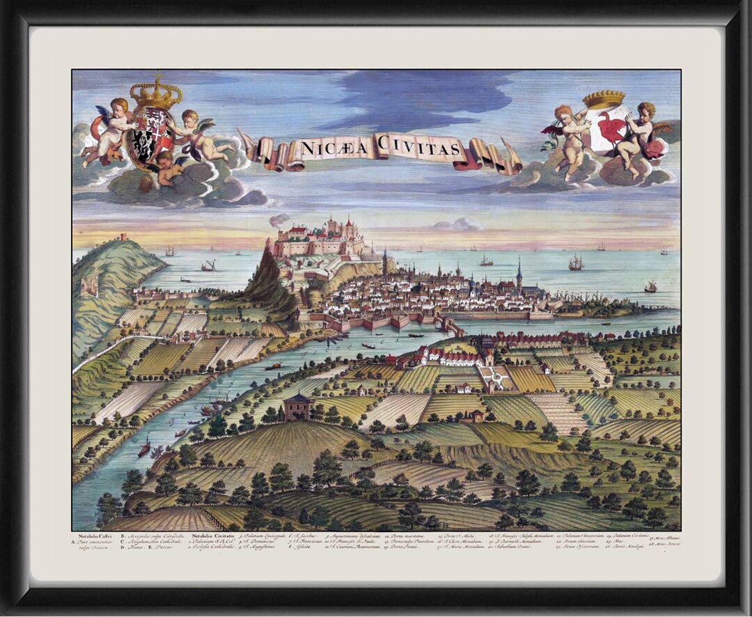Nice France 1682 Jan Blaeu