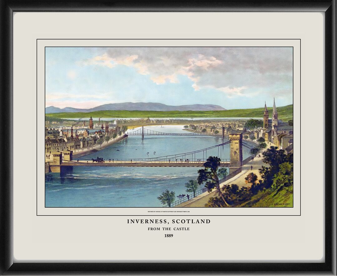 Inverness Scotland 1889 T. Nelson