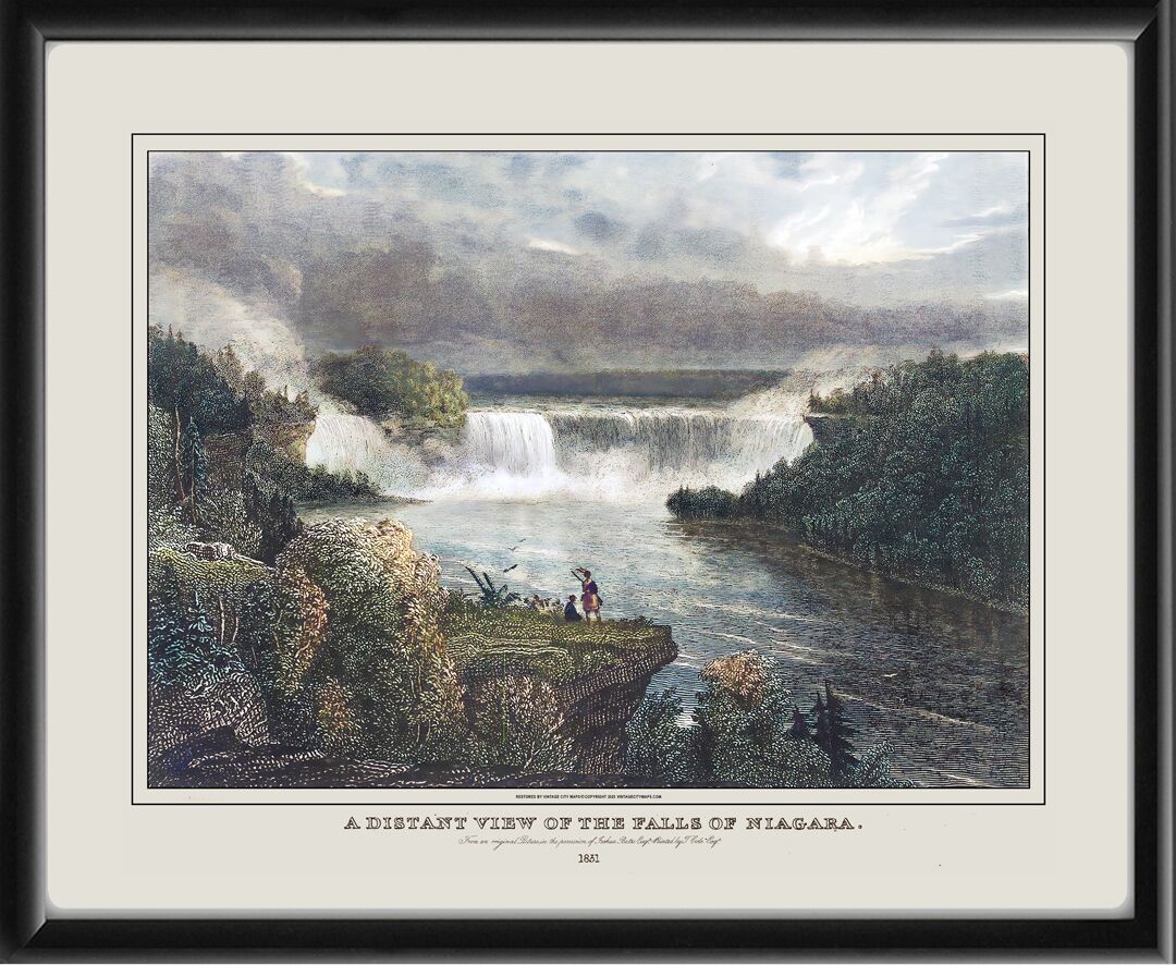 Niagara Falls 1830 Thomas Cole engraved by T. S. Woodcock