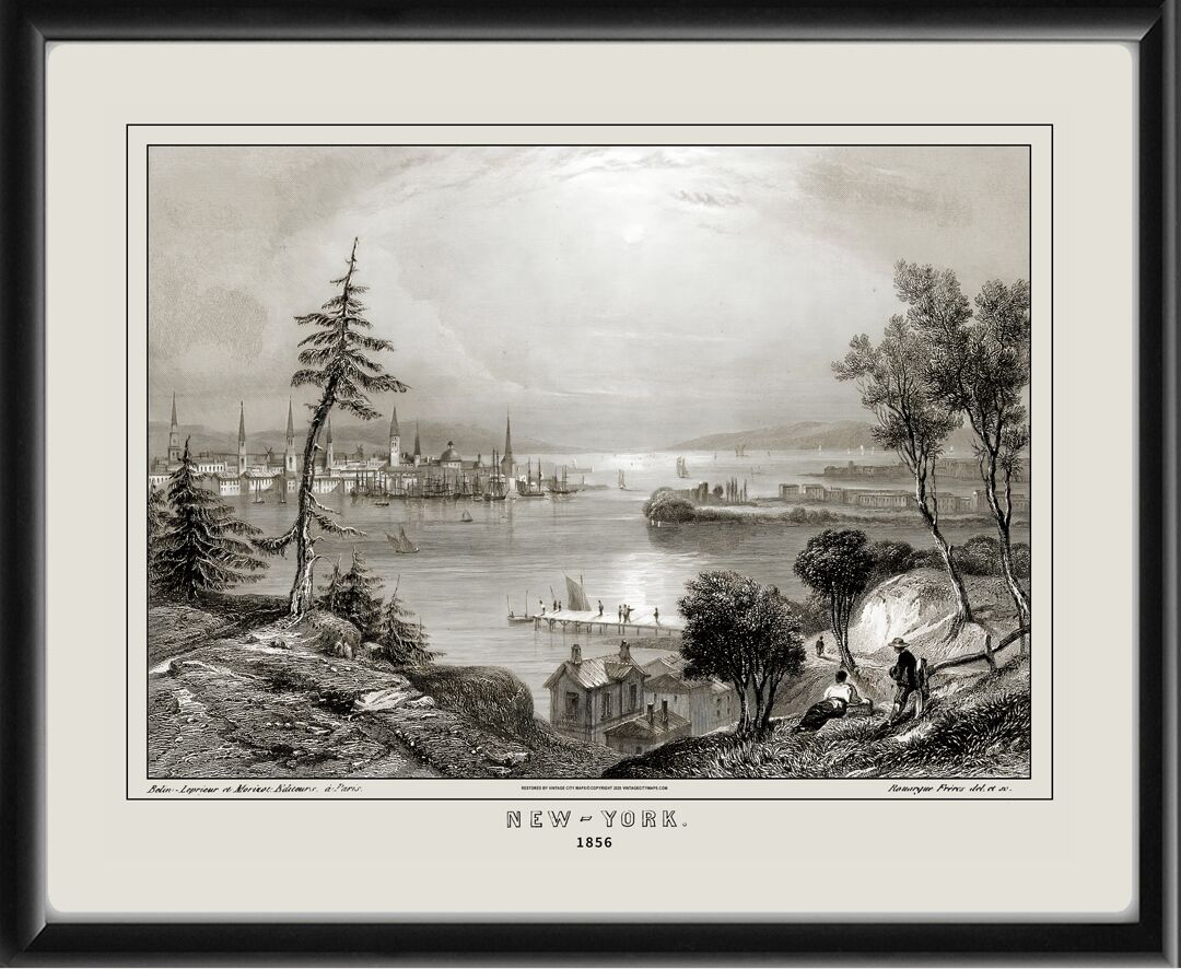 New York City 1856 Conrad Malte-Brun