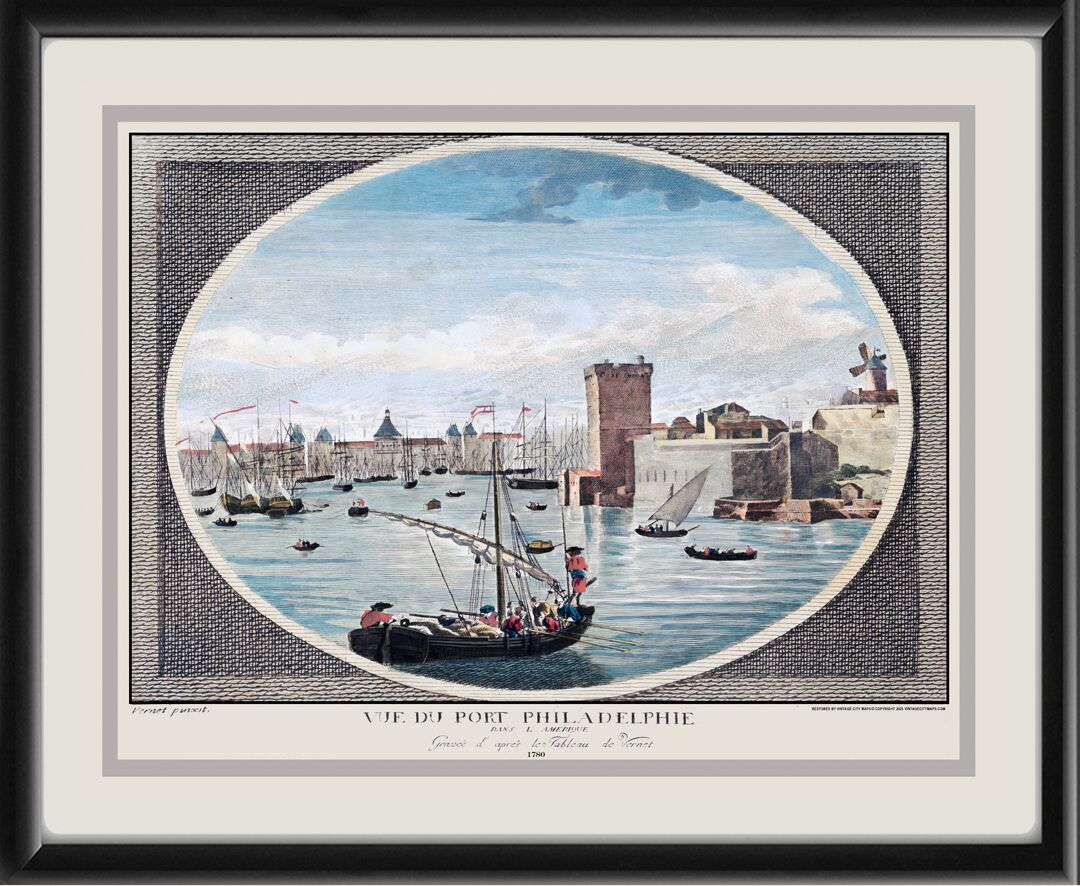 Philadelphia PA 1780 Joseph Vernet