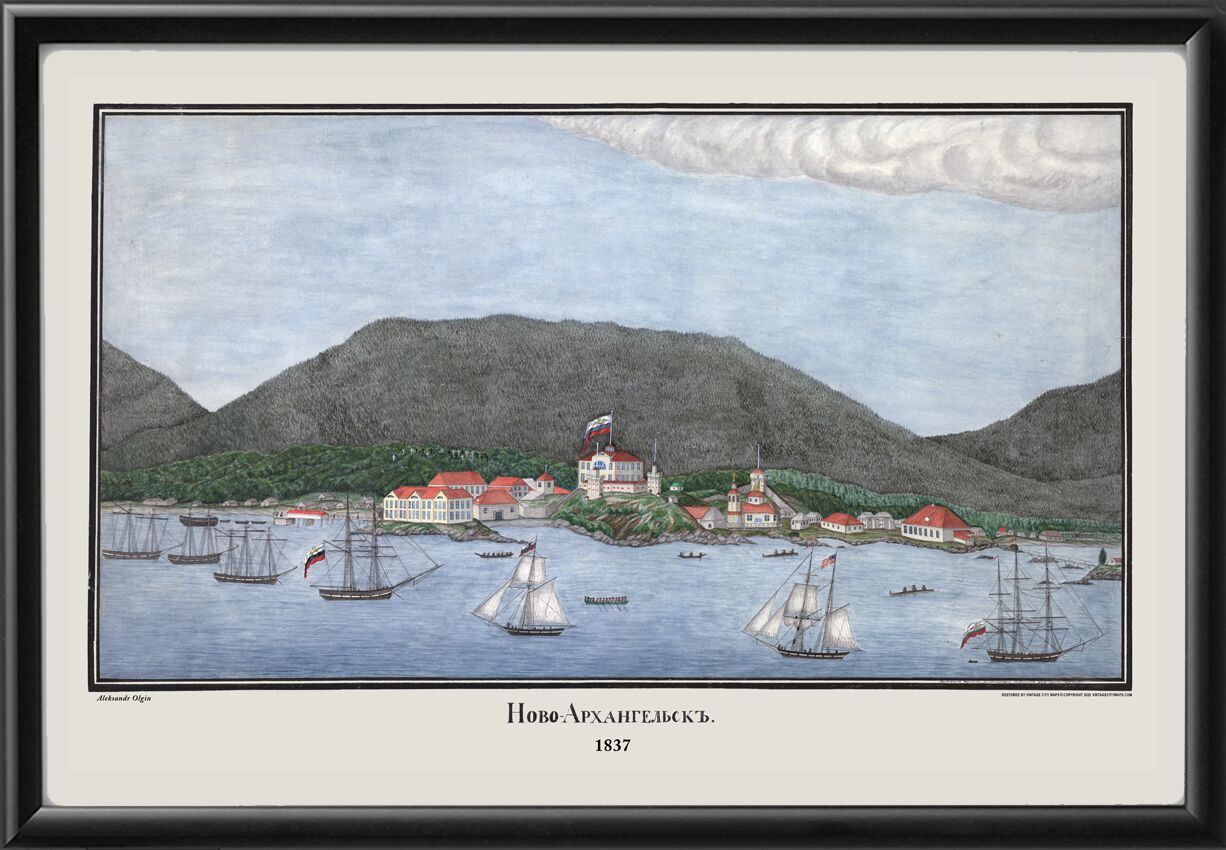 New Archangel (Sitka) Alaska 1837
