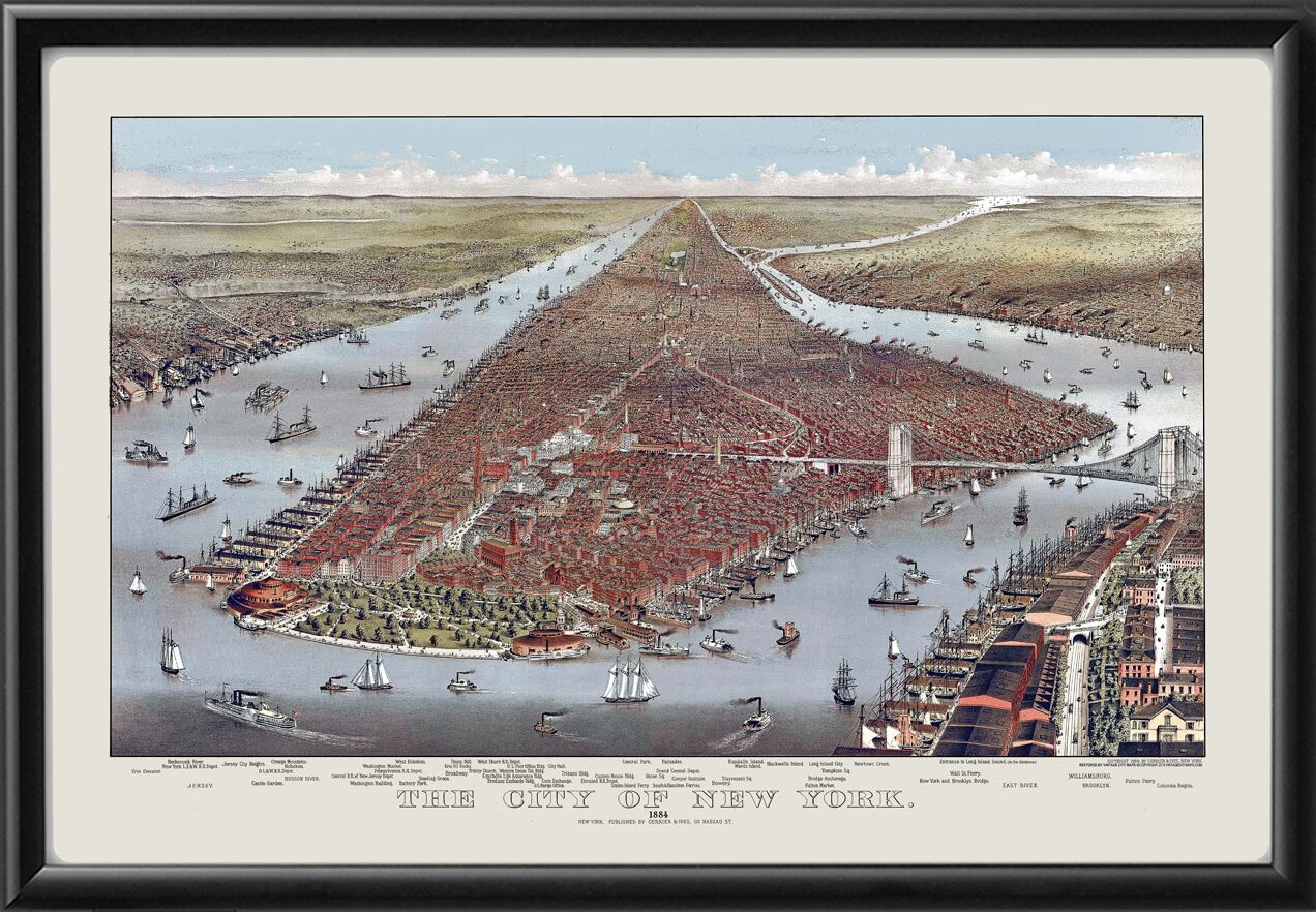 New York City NY 1884 TM