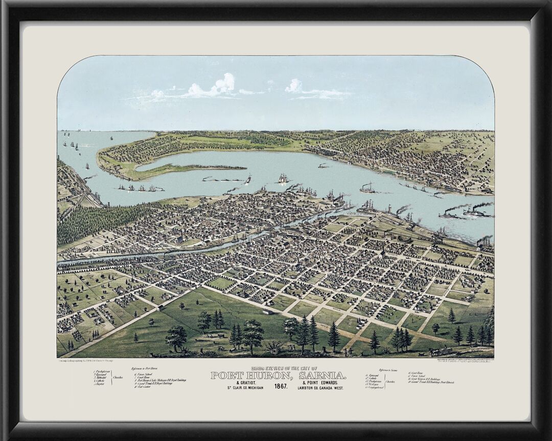 Port Huron MI 1867 A TM
