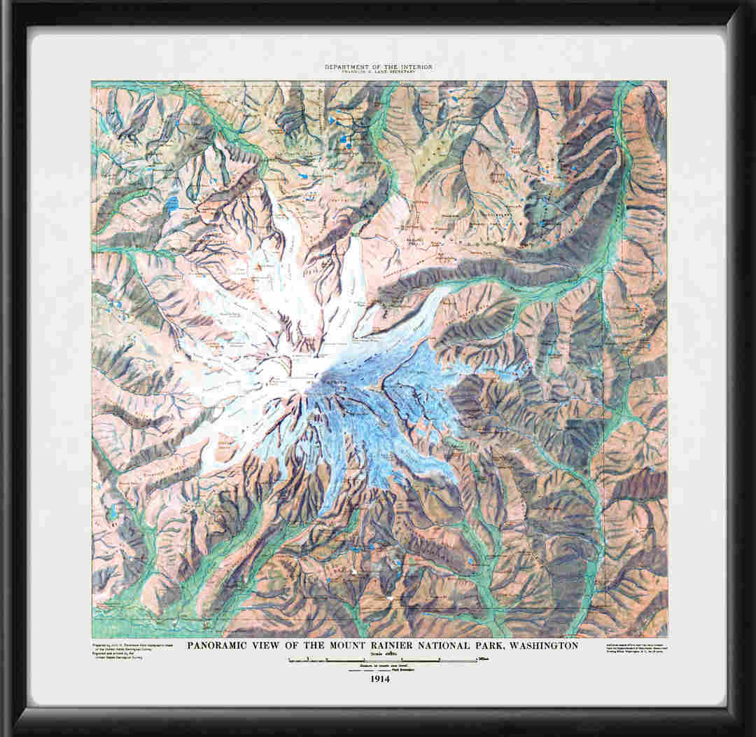 Mount Rainier National Park WA 1914