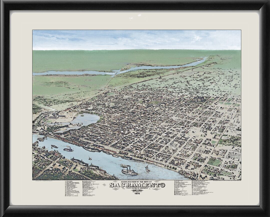 Sacramento CA 1870 AKochTM