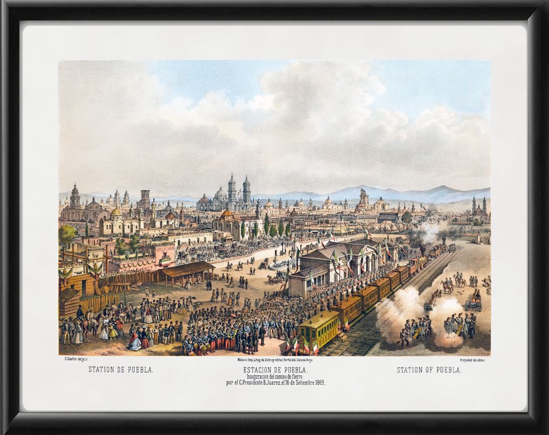 Puebla Mexico 1869