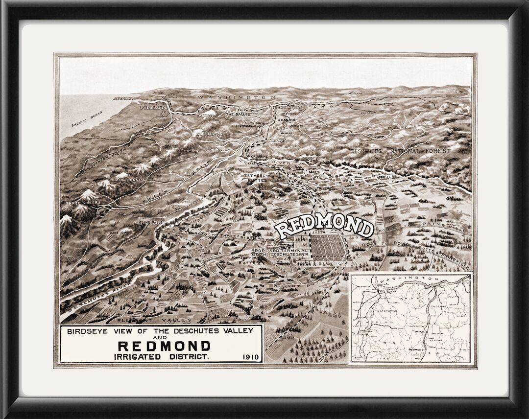 Redmond and Dechutes Valley 1910