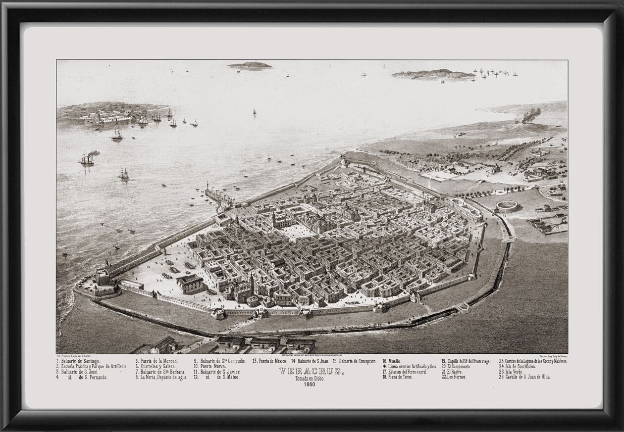Veracruz Mexico 1860