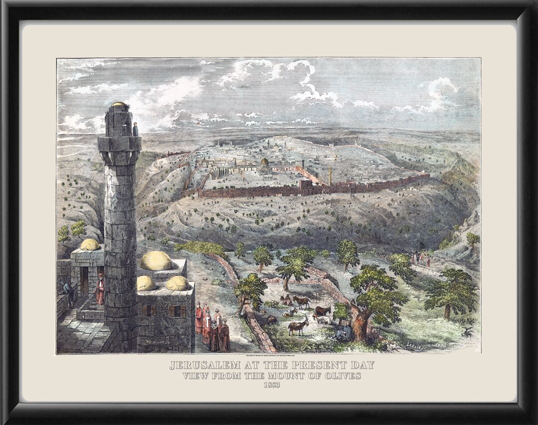 Jerusalem Israel 1853