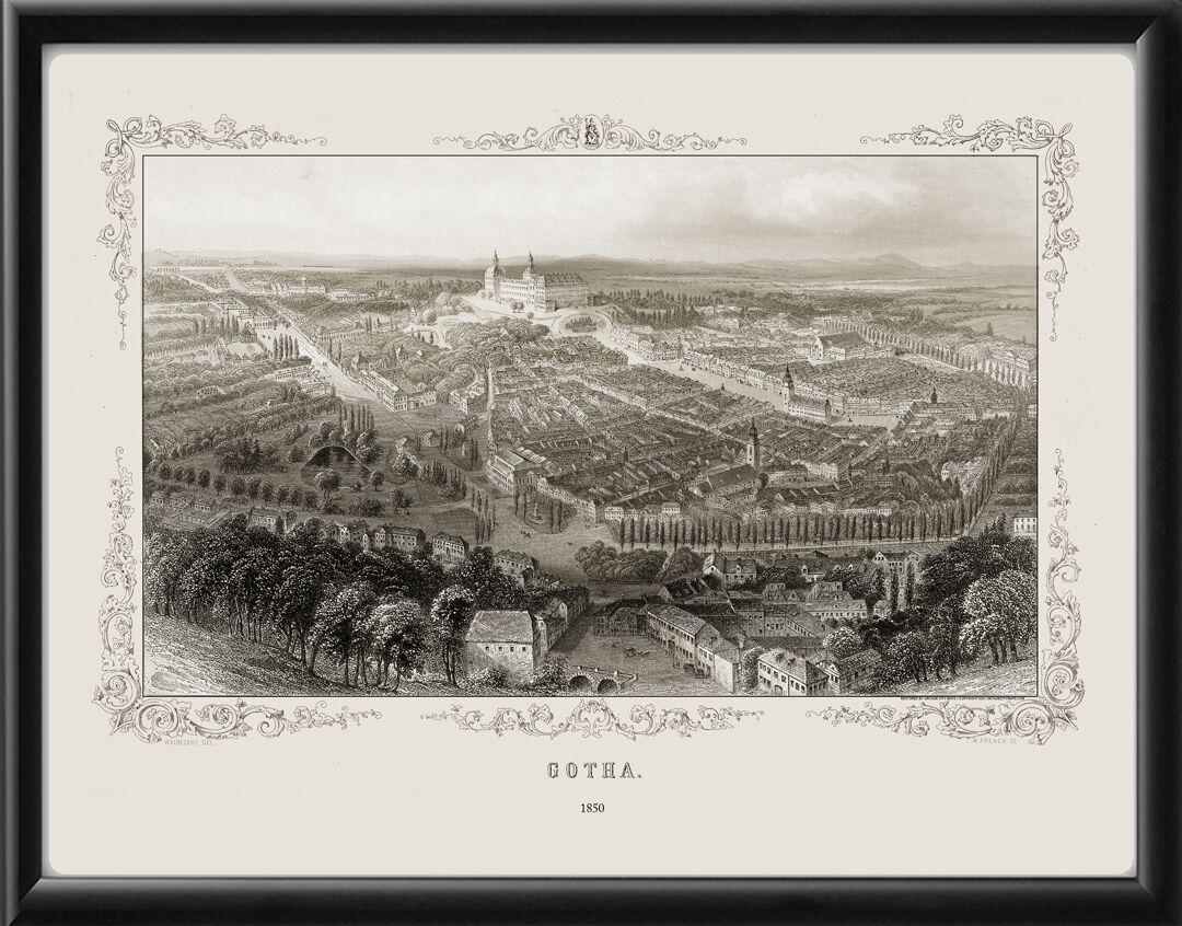 Gotha Germany 1850