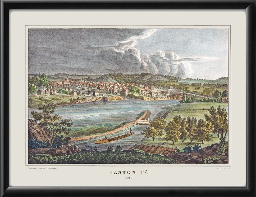 Easton PA 1835 (Color)