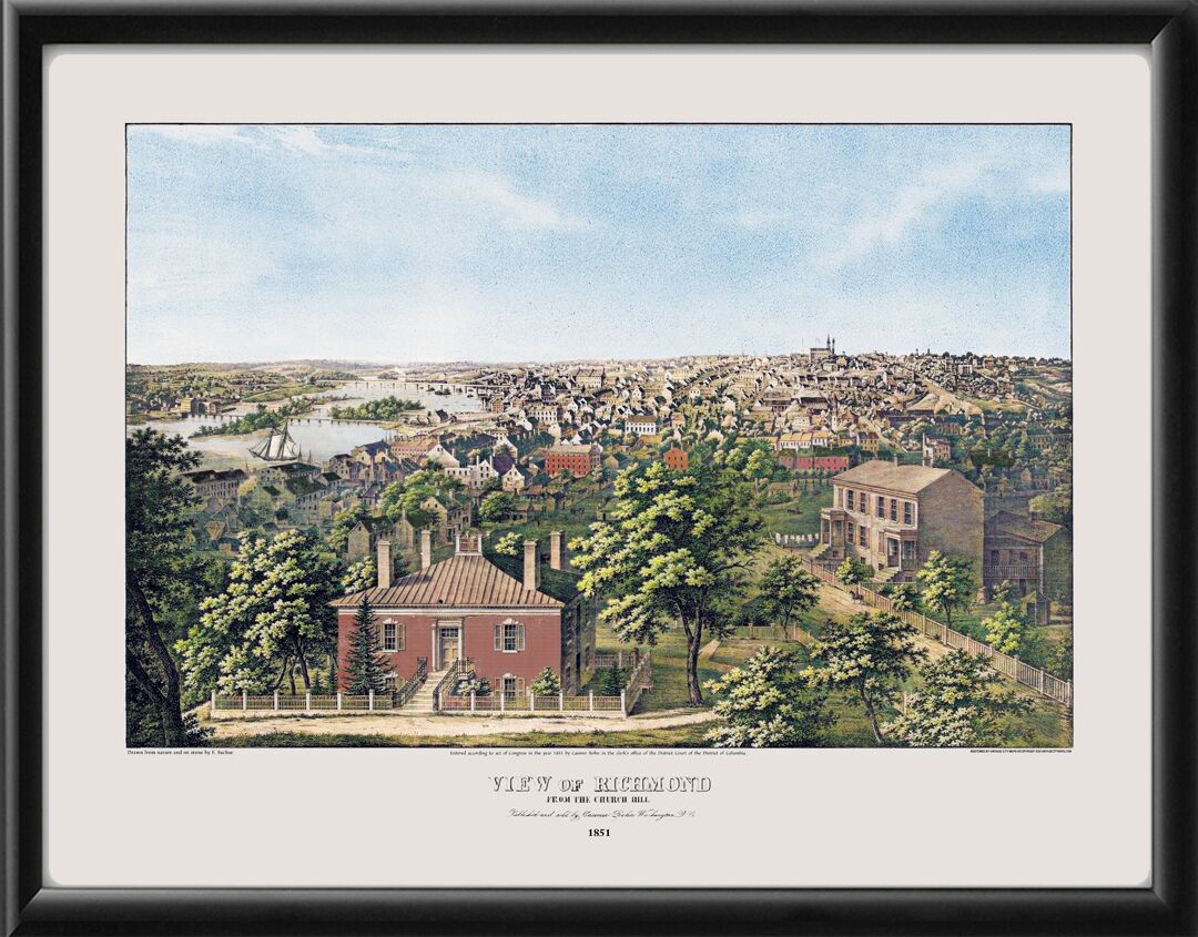 Richmond VA 1851 (Color)