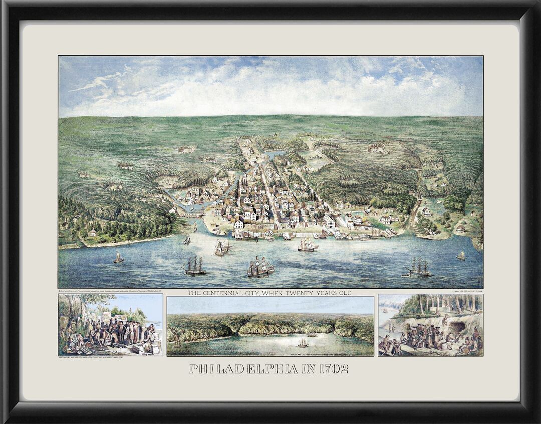 Philadelphia PA 1702 Color Map