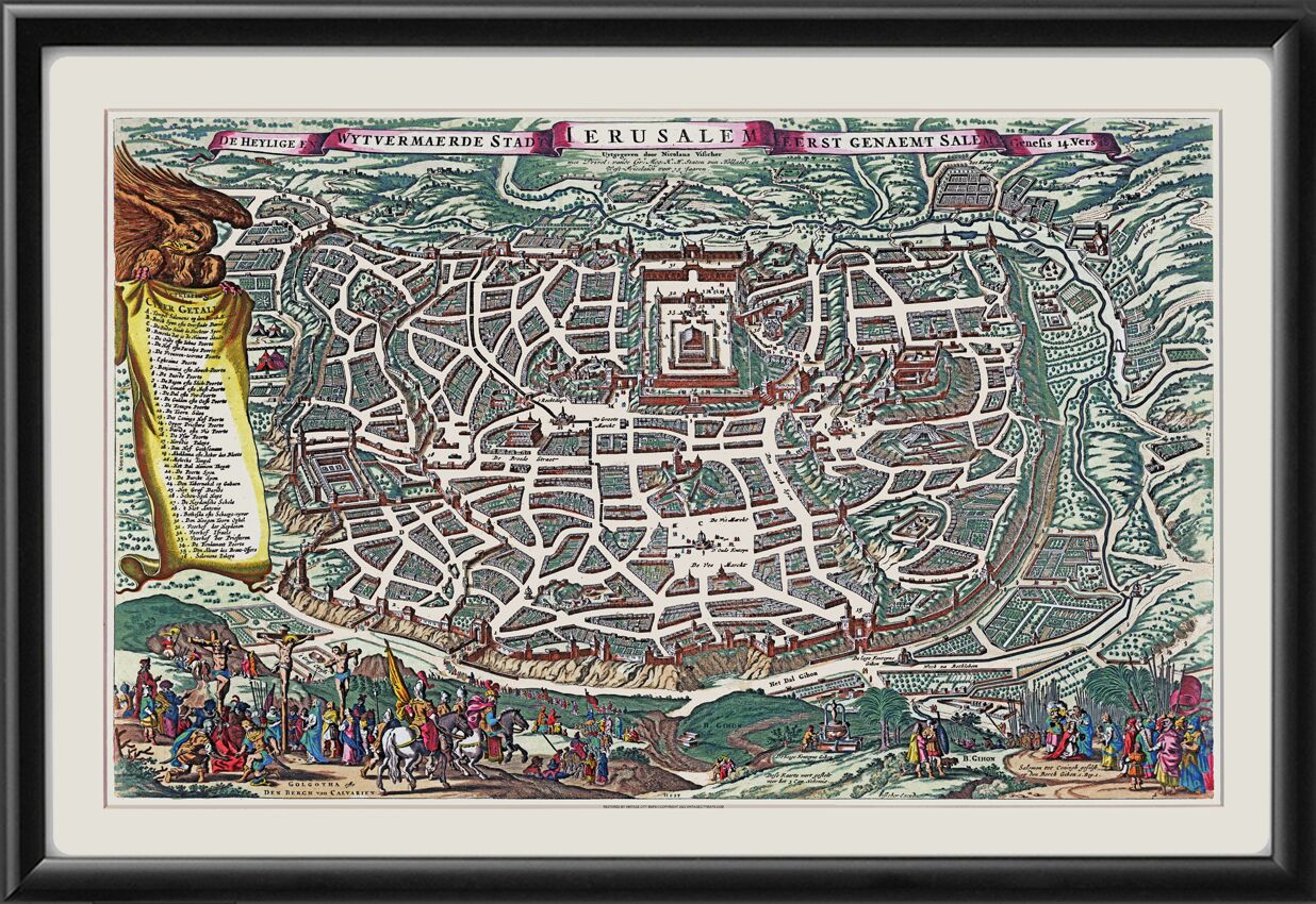 Jerusalem Israel 1643