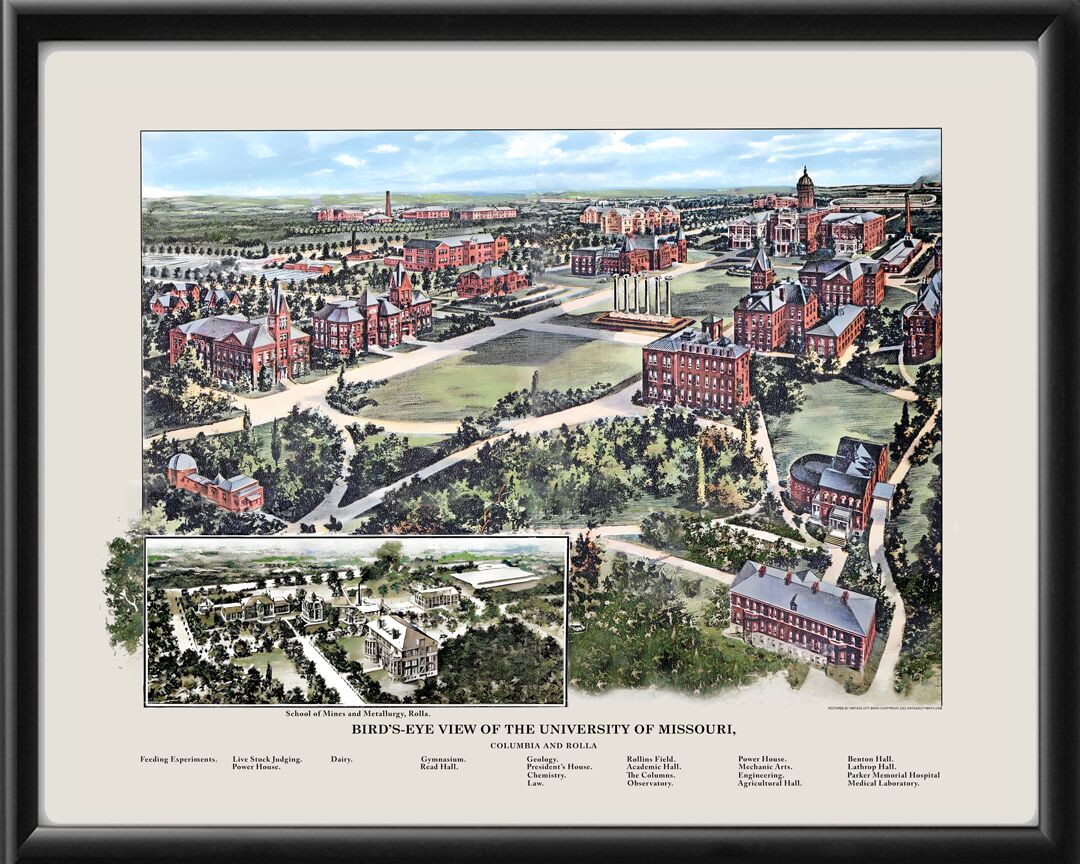 University of Missouri Columbia and Rolla Color 1906 TM