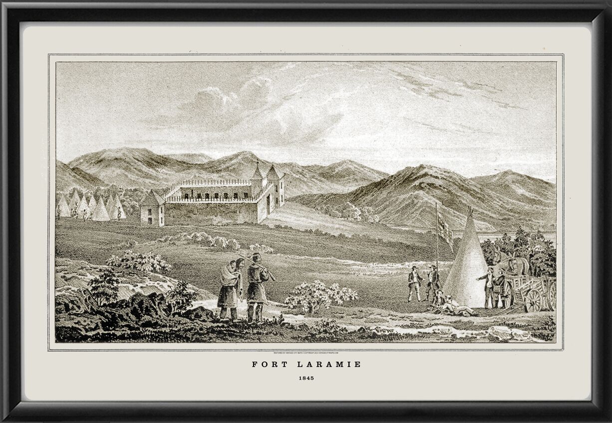 Fort Laramie WY 1845