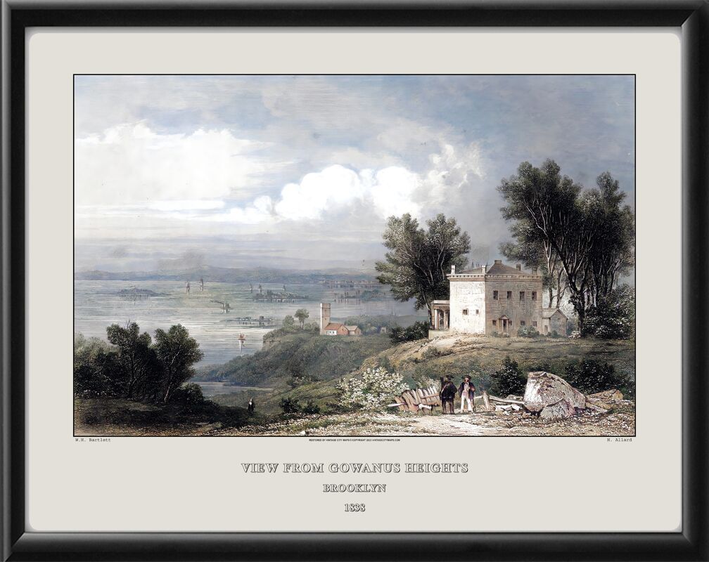 Brooklyn NY 1839 - Gowanus Heights