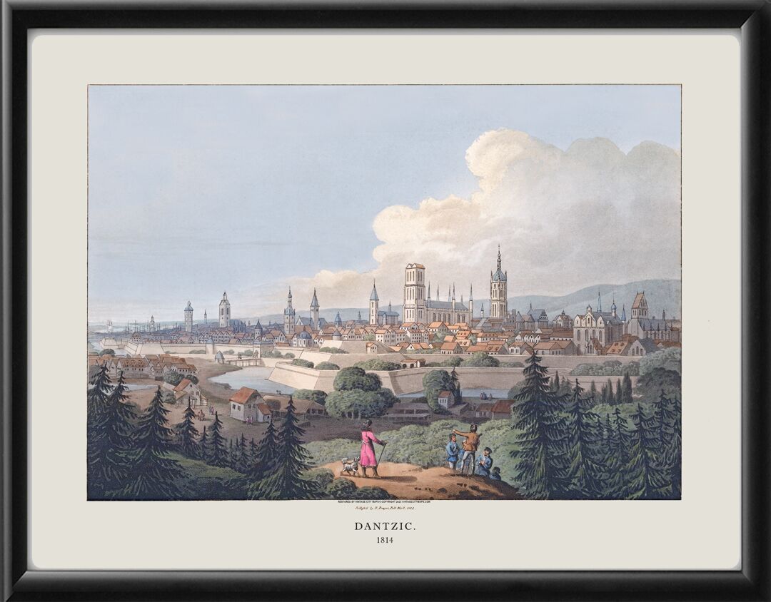 Gdansk Poland 1814