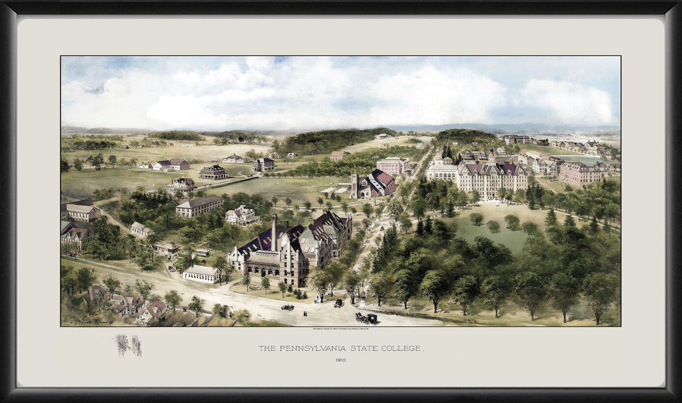 Pennsylvania State University 1910 (Color)