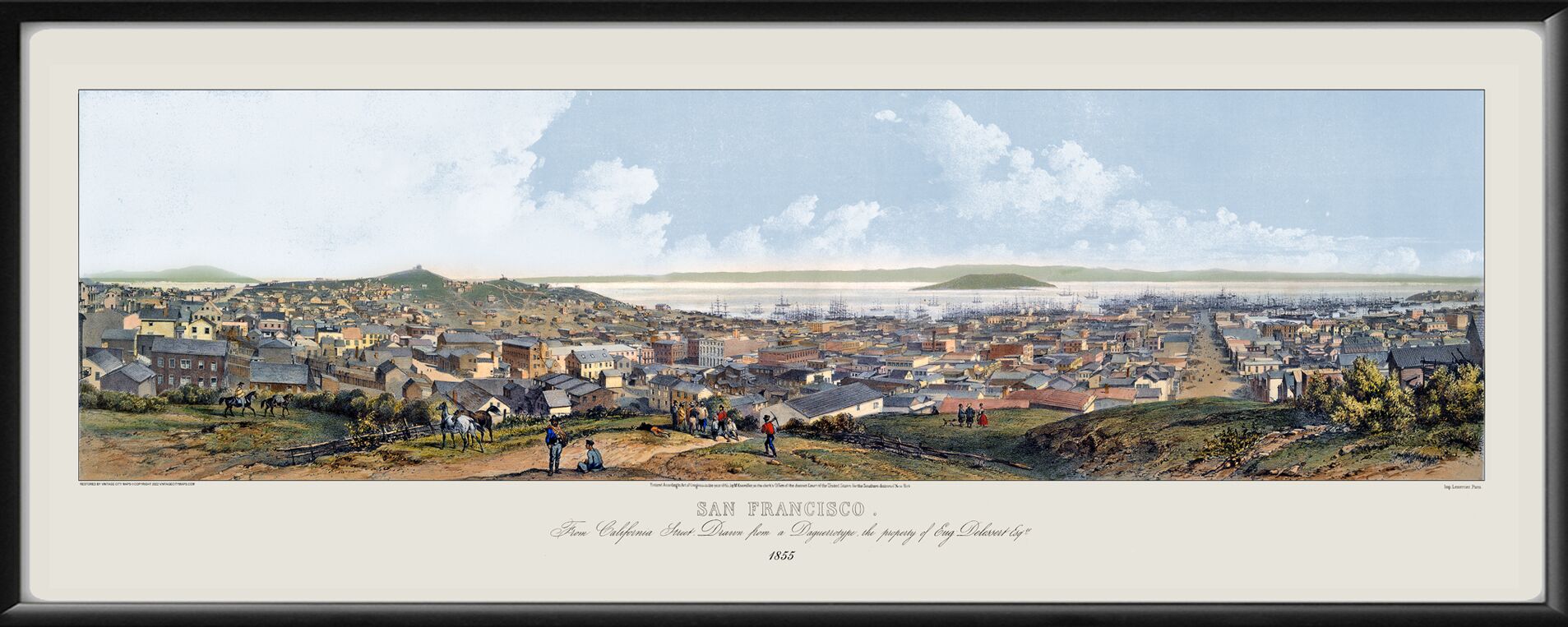 San Francisco CA 1855 (Color)