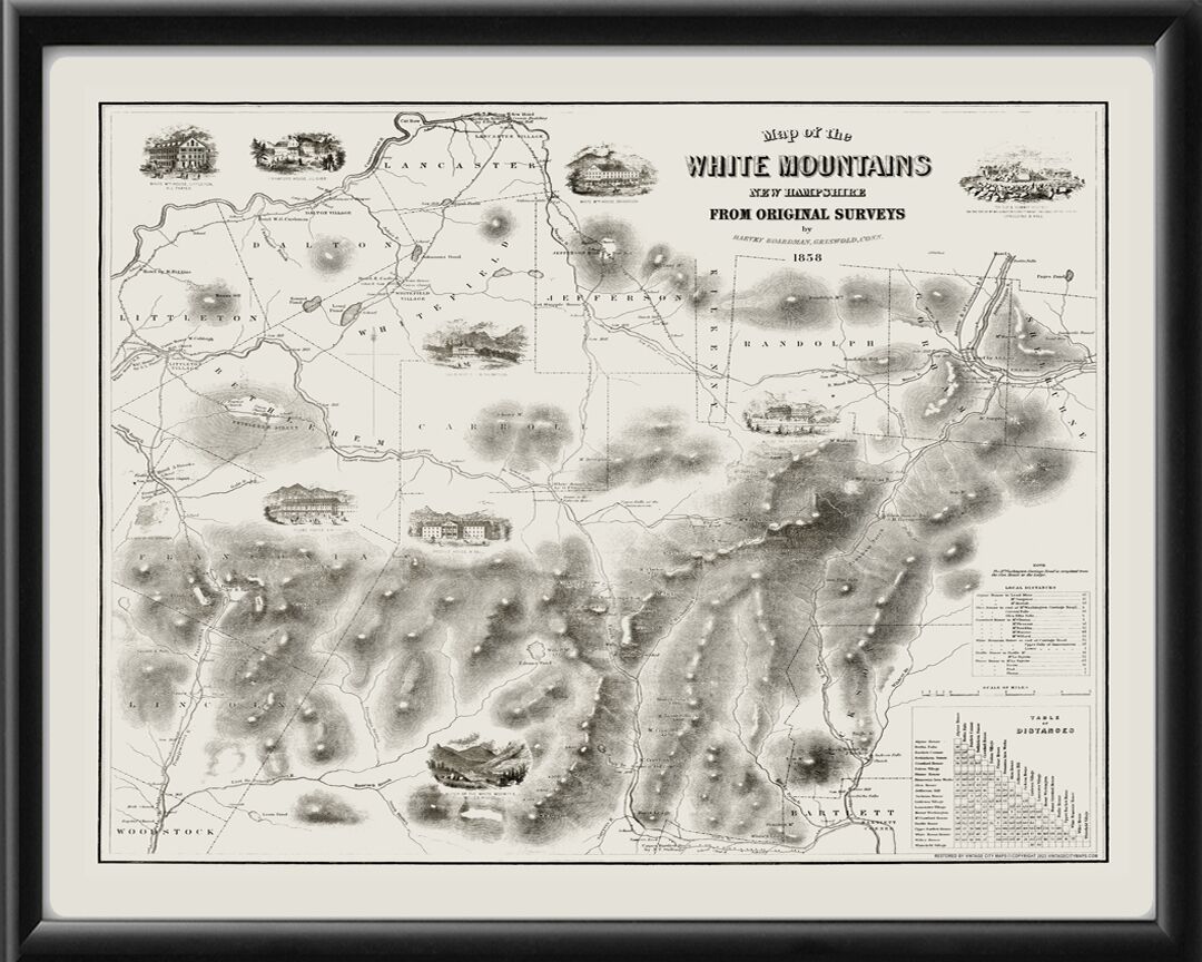 White Mountains NH 1858 Henry Boardman 24x30 TM