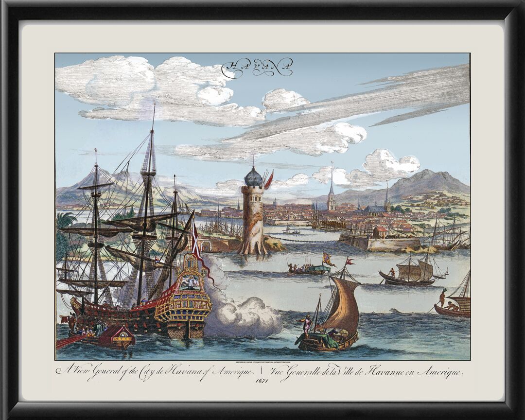 Havana Cuba 1671