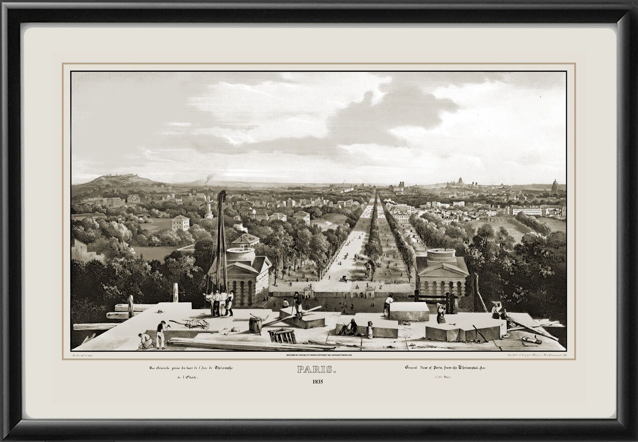 Paris, France, 1835 - Arc de Triomphe