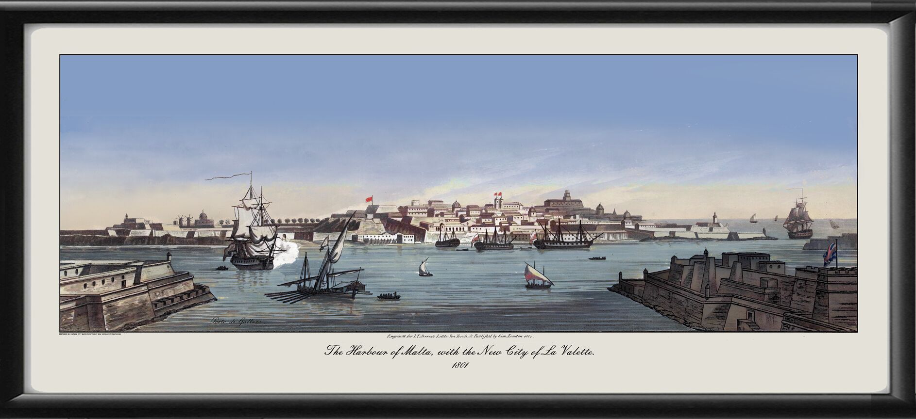 Valetta Malta 1801