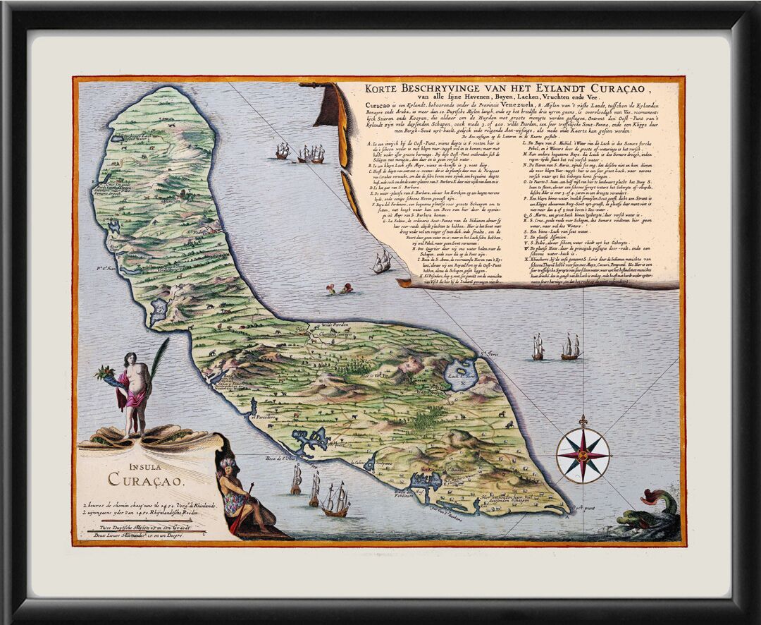 Island of Curacao 1680